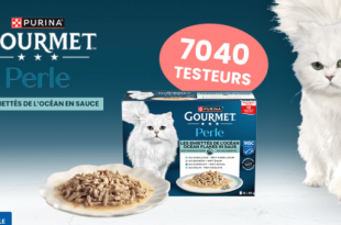 Offrez un échantillon gratuit Purina Gourmet Perle à votre chat