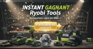 Instant Gagnant Ryobi Tools : Remportez votre lot ONE+ !