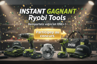 Instant Gagnant Ryobi Tools : Remportez votre lot ONE+ !