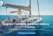 Concours Femme Actuelle : Gagnez 1 semaine location bateau