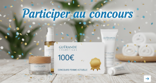 Concours Femme Actuelle : E-carte Guérande Cosmétiques 100€