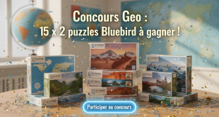 Concours Geo : 15 x 2 puzzles Bluebird à gagner !