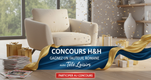 Concours H&H : Gagnez un fauteuil Romane avec Télé Loisirs