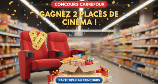 Concours Carrefour : Gagnez 2 places de cinéma !