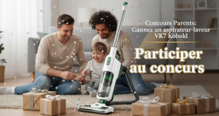 Concours Parents : Gagnez un aspirateur-laveur VK7 Kobold