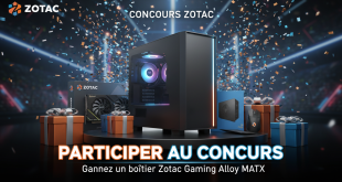 Concours Zotac : Gagnez un boîtier Zotac Gaming Alloy mATX