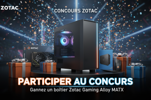 Concours Zotac : Gagnez un boîtier Zotac Gaming Alloy mATX