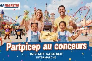 Instant Gagnant Intermarché : Séjour parc d'attractions en famille.