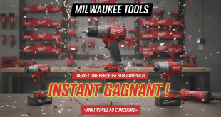 Milwaukee Tools : Gagnez une perceuse sub-compacte en Instant Gagnant !