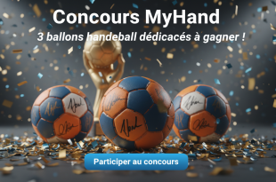 Concours MyHand : 3 ballons handball dédicacés à gagner !