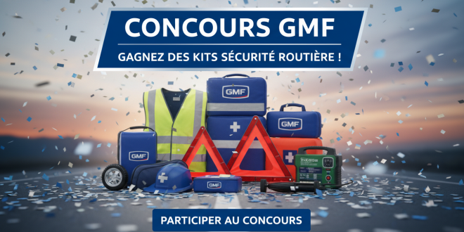 Concours GMF : Gagnez des kits sécurité routière !