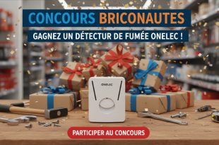 Concours Briconautes : Gagnez un détecteur de fumée Onelec !