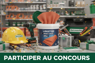 Concours Briconautes : Lot Lingettes Heavy Duty Difac