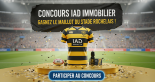 Concours IAD immobilier : Gagnez le maillot du Stade Rochelais !