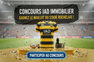 Concours IAD immobilier : Gagnez le maillot du Stade Rochelais !