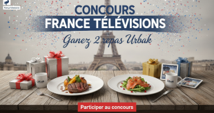 Concours France Télévisions : Gagnez 2 repas Urbak