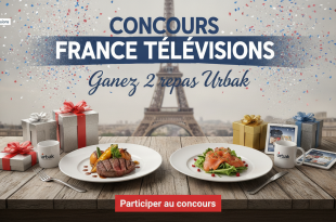 Concours France Télévisions : Gagnez 2 repas Urbak