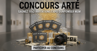 Concours Arte : Gagnez 10x2 invitations expo Gunpowder MSM