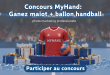 Concours MyHand : Gagnez maillot + ballon handball