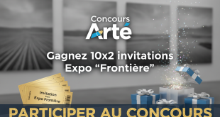 Concours Arte : Gagnez 10x2 invitations Expo "Frontière"