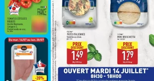 Catalogue Aldi 14 au 20 juillet 2026