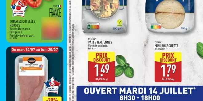 Catalogue Aldi 14 au 20 juillet 2026