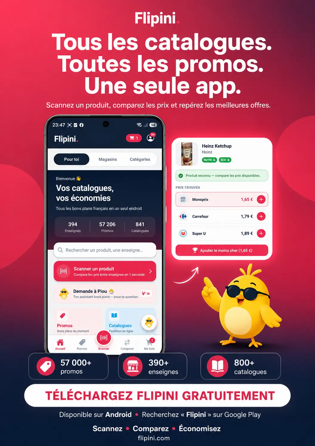 Flipini - Tous vos catalogues sur votre smartphone