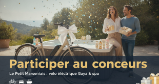 Concours Le Petit Marseillais : vélo électrique Gaya & spa