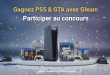 Concours : Gagnez PS5 & GTA avec Gleam