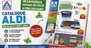 Catalogue Aldi du 25 au 31 août 2026 – spécial Italie, 47 pages à feuilleter