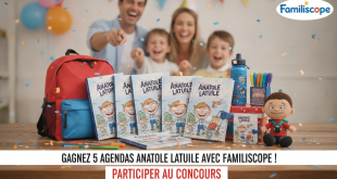 Concours : 5 agendas Anatole Latuile avec Familiscope