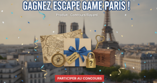 Concours Bayard : Gagnez escape game Paris !