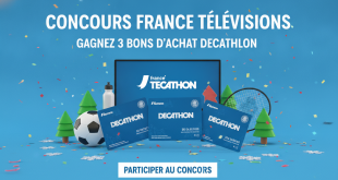 Concours France Télévisions : Gagnez 3 bons d'achat Decathlon