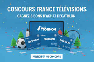Concours France Télévisions : Gagnez 3 bons d'achat Decathlon