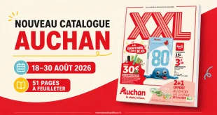 Catalogue Auchan du 18 — 30 août 2026 – 51 pages à feuilleter
