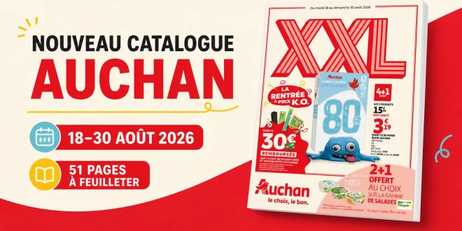 Catalogue Auchan du 18 au 30 août 2026 – 51 pages