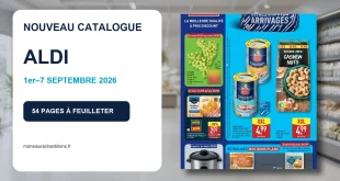 Catalogue Aldi du 1er au 7 septembre 2026 – 54 pages à feuilleter
