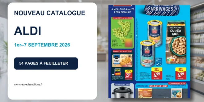 Catalogue Aldi 1er au 7 septembre 2026