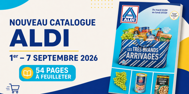 Catalogue Aldi 1er au 7 septembre 2026