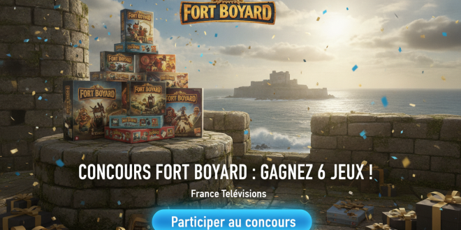 Concours Fort Boyard : Gagnez 6 jeux ! France Télévisions