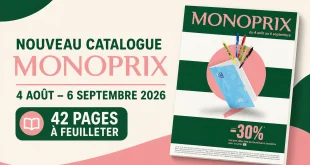 Catalogue Monoprix du 4 août au 6 septembre 2026 – 42 pages à feuilleter
