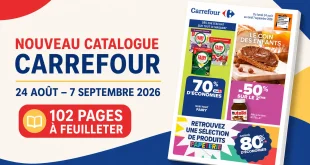 Catalogue Carrefour du 24 août au 7 septembre 2026 – 102 pages à feuilleter