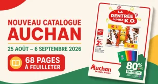 Catalogue Auchan du 25 août au 6 septembre 2026 – 68 pages à feuilleter
