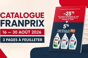 Catalogue Franprix du 16 au 30 août 2026 – 3 pages à feuilleter