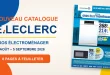 Catalogue E.Leclerc gros électroménager du 25 août au 5 septembre 2026 – 8 pages
