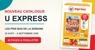 Catalogue U Express du 25 août au 6 septembre 2026 – 40 pages à feuilleter