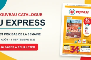 Catalogue U Express du 25 août au 6 septembre 2026 – 40 pages à feuilleter