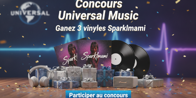 Concours Universal Music : Gagnez 3 vinyles Sparklmami
