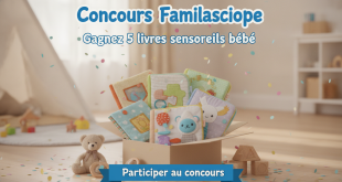 Concours Familiscope : Gagnez 5 livres sensoriels bébé