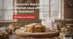 Concours AirPods Pro 3 : Crêp'eat vous offre ces écouteurs